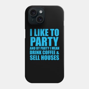 Realtor Houses Fathers Day Gift Funny Retro Vintage Phone Case