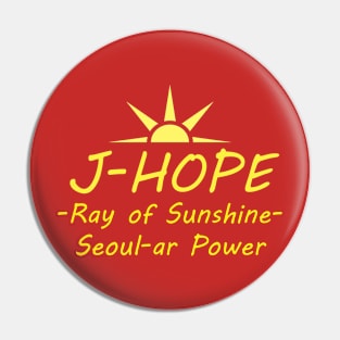 J-Hope Ray of Sunshine Seoul-ar Power Pin