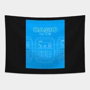 Casio CA-53W Cyanotype Tapestry