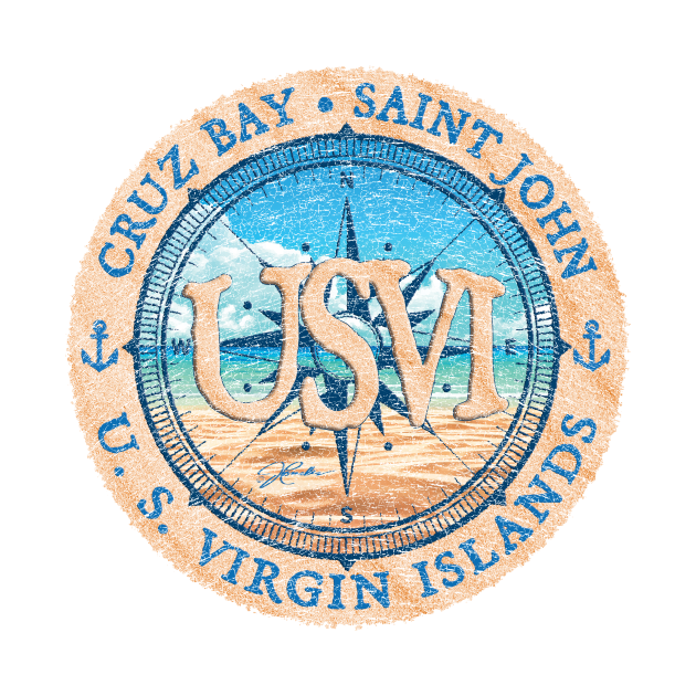 Disover Cruz Bay, Saint John, U.S. Virgin Islands - Cruz Bay - T-Shirt