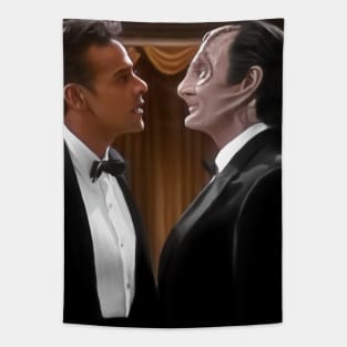 Garashir Murder Lizard and Doctor Twink in Tuxedos Tapestry