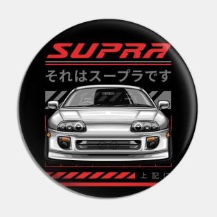 Supra MK4 JDM Legends (pearl white) Pin