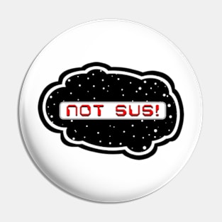 Red Not Sus! (Variant - Other colors in collection in shop) Pin