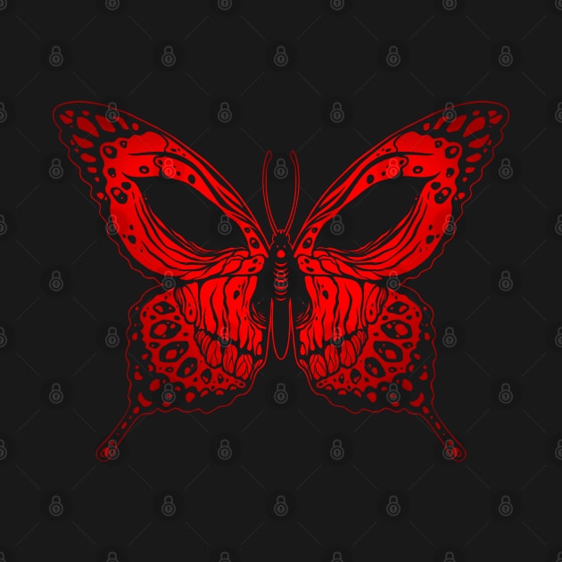 Butterfly skull by OccultOmaStore