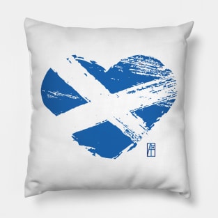 I love my country. I love Scotland. I am a patriot. In my heart, there is always the flag of Scotland Pillow