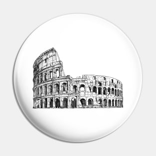 COLOSSEUM ink painting Pin