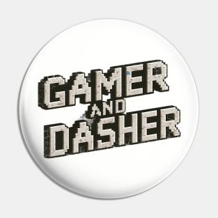 Gamer and Dasher the DoorDasher Pin