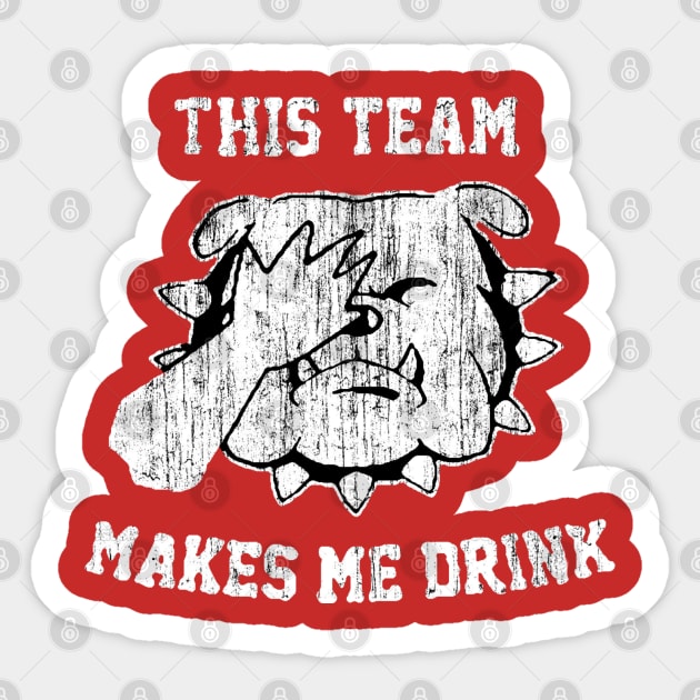 Sticker - The Lions Make Me Drink — Detroit Shirt Company