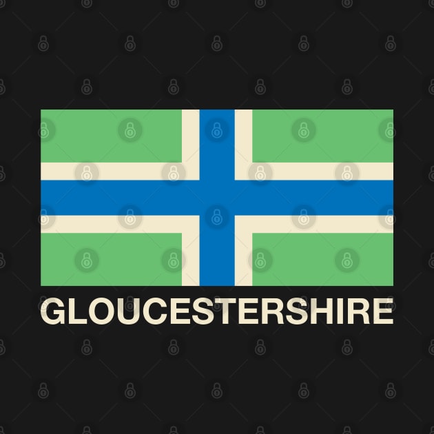 Gloucestershire County Flag - England by CityNoir