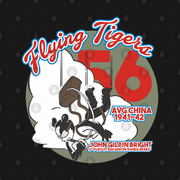 Disover John Gilpin Bright - 56 - Flying Tigers - John Gilpin Bright Flying Tigers - T-Shirt