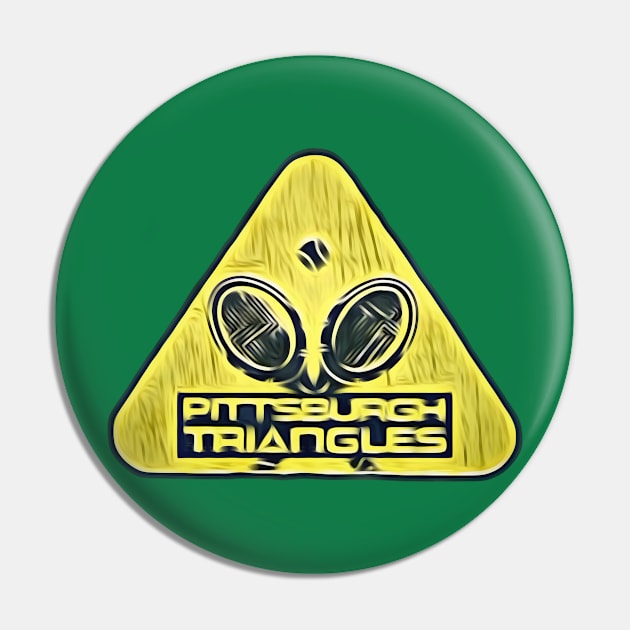 Pittsburgh Triangles Tennis Pin by Kitta’s Shop