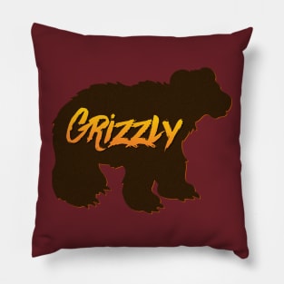 Grizzly Bear Pillow