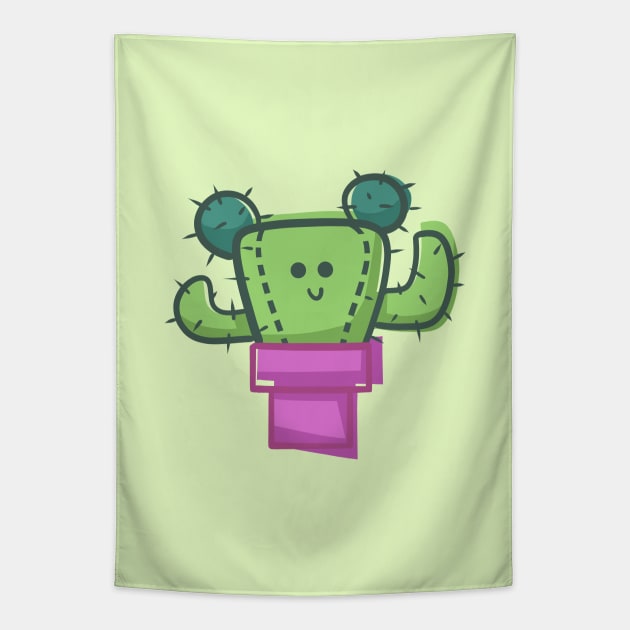 Cactus Family - Teen Girl Tapestry by Studio Mootant