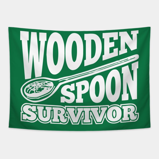 Wooden Spoon Survivor Tapestry by MarinasingerDesigns