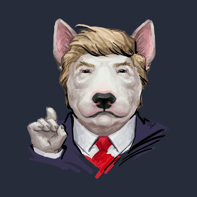 Trump the Bull Terrier by stonemask