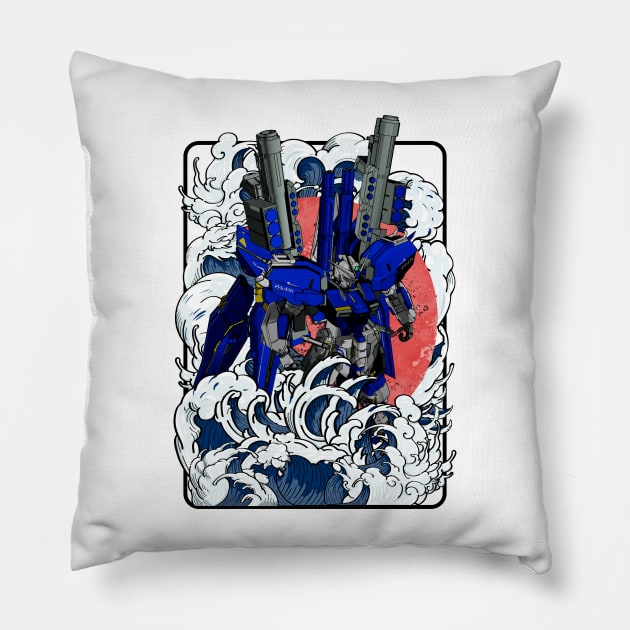 Mecha Robot Pillow by gblackid