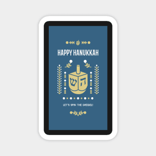 Happy Hanukkah Prints, Stickers & Magnets 1 Magnet