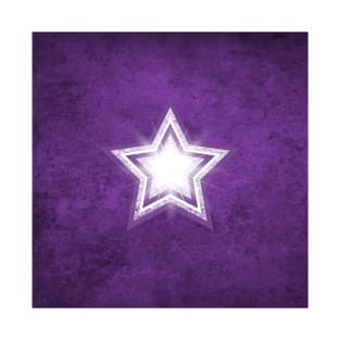 Purple Crystal Star Cheeky Witch® T-Shirt
