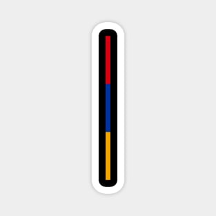 Armenia Flag - Style Stripe Magnet