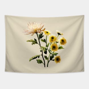 Chrysanthemums - Mums Medley Tapestry