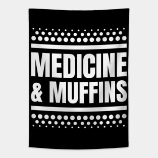 Medicine & Muffins: The Perfect Gift for Registered Nurses Who Love Cooking! Tapestry