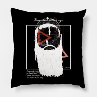 Bearded Alter ego version 7 Pillow