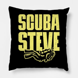 Scuba Steve //// Typography Design Pillow