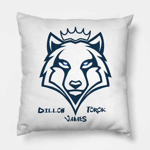 Dillon James Torok Logo Pillow by DeadBlowMedia