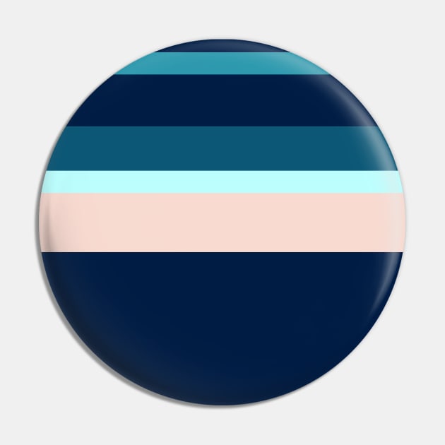 A brilliant brew of Navy, Blue Sapphire, Christmas Blue, Pale Cyan and Champagne Pink stripes. Pin by Sociable Stripes