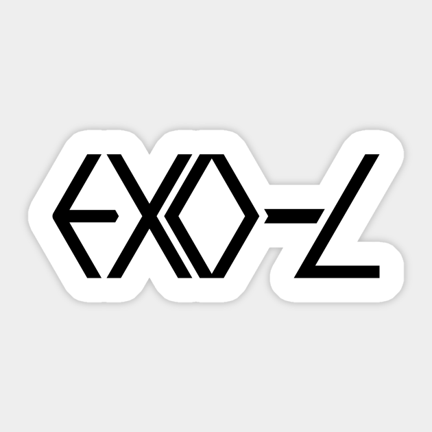 exo l exo sticker teepublic