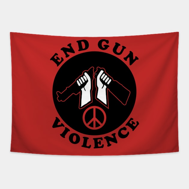 End Gun Violence Tapestry by Yeaha
