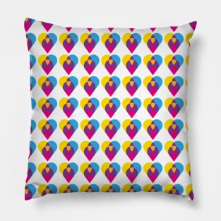 Love modern heart pattern Pillow