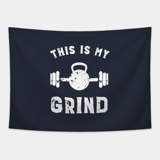 This Is My Grind Vintage Workout Tapestry