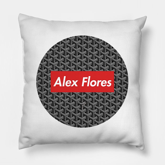 Alex Flores Pillow by rongpuluh