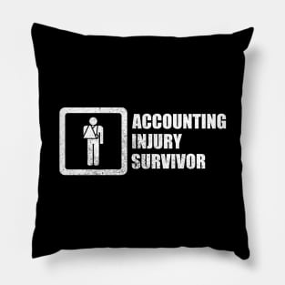 Accounting Injury Survivor Pillow