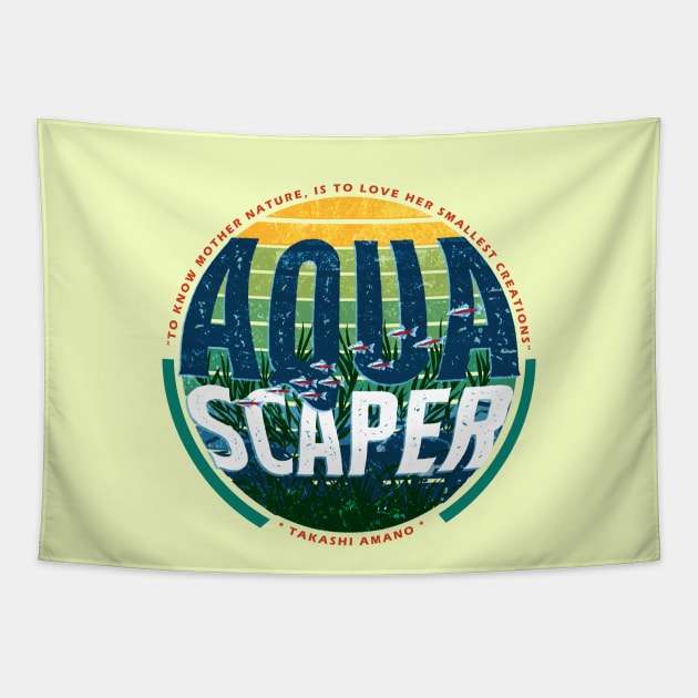 Aquascaper Tapestry by sticker happy