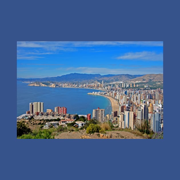 Benidorm Skyline Cityscape Costa Blanca Spain by AndyEvansPhotos