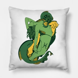 Forrest Green Pisces Beauty Pillow