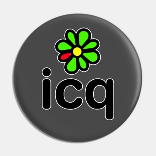 ICQ Logo Pin