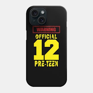 12Th 12Yrs Warning- Pre-N Phone Case