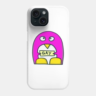 gay penguin Phone Case