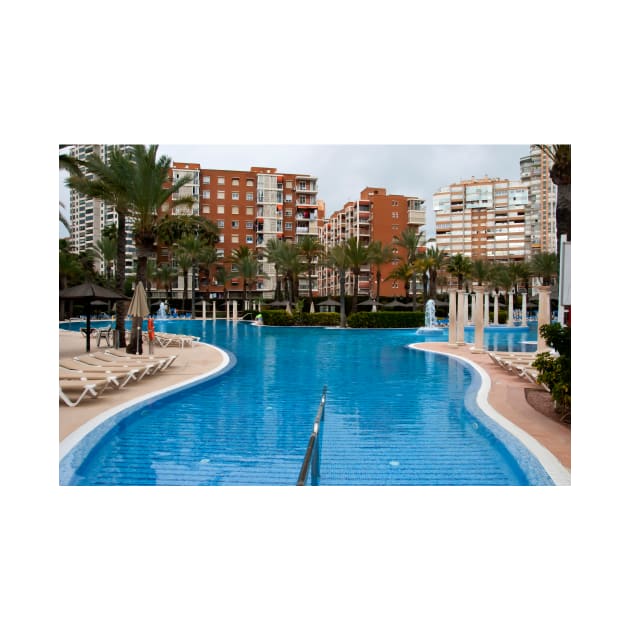Solana Hotel Swimming Pool Benidorm Spain by AndyEvansPhotos