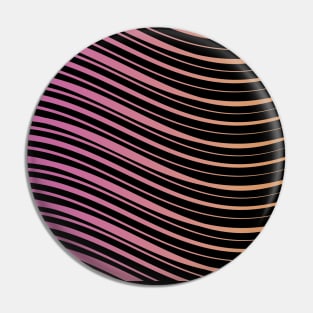 Stripes pattern - pink Pin