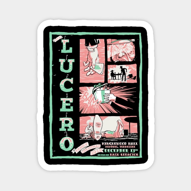 Lucero Band Poster Show Concert 2019 Magnet by tinastore