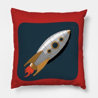 Space Rocket Pillow