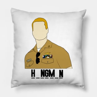 hangman silhouette dark uniform Pillow