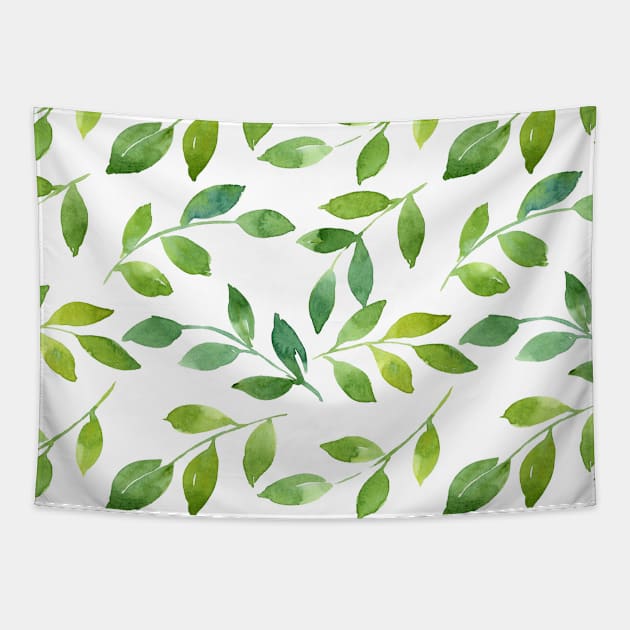 Greenery Tapestry by Markdisha Designs