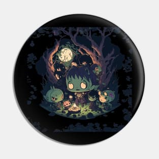 Spooky Side of Summer Japanese Horror Party Pin