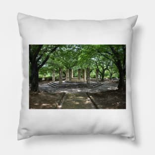 Himeji Castle Park Stone Octagon, Japan Pillow