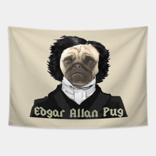 Edgar Allan Pug Tapestry